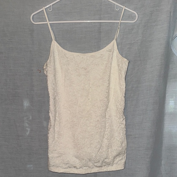 Aeropostale Tops - Aeropostale Cream Lace Camisole Top